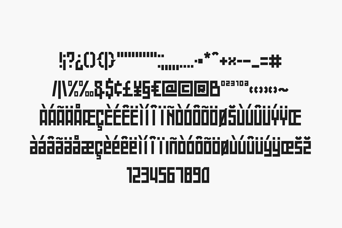 Battlefly Modern Boxy Font, a Font by Dicubit (Photo 9 of 10)