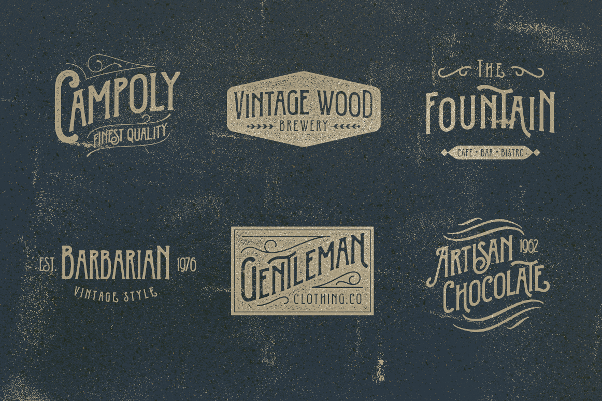 Bhavers Typeface preview 3