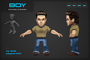 BOY, a Characters & Person 3D Model by stallfish's art store (Thumbnail 3 of 5)