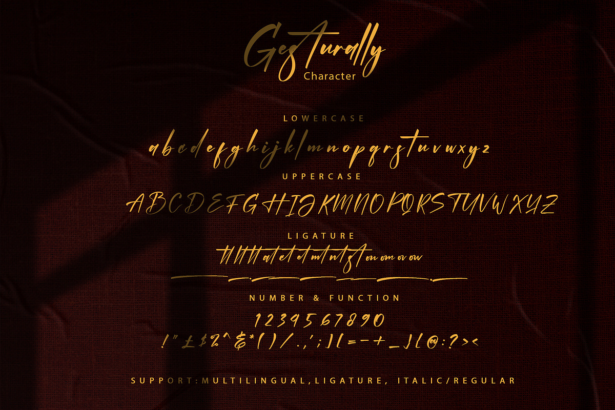 Gesturally, a Script Font by Wildan Type (Photo 8 of 8)