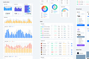 UI Dashboard Builder, an UI Kit Template by KL-Webmedia (Thumbnail 2 of 6)