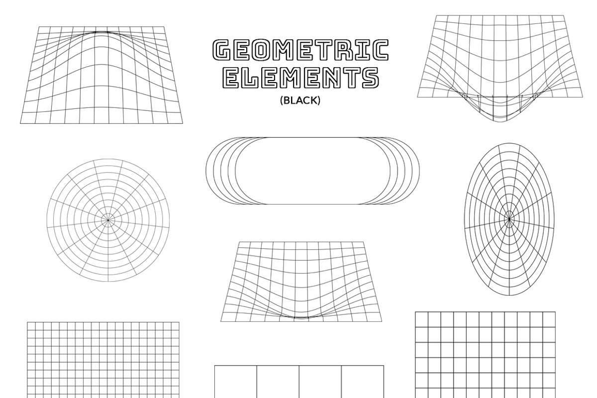 Retro Gradient bg's& Liquid Elements, an Object Graphic by CreativeFolks (Photo 12 of 13)