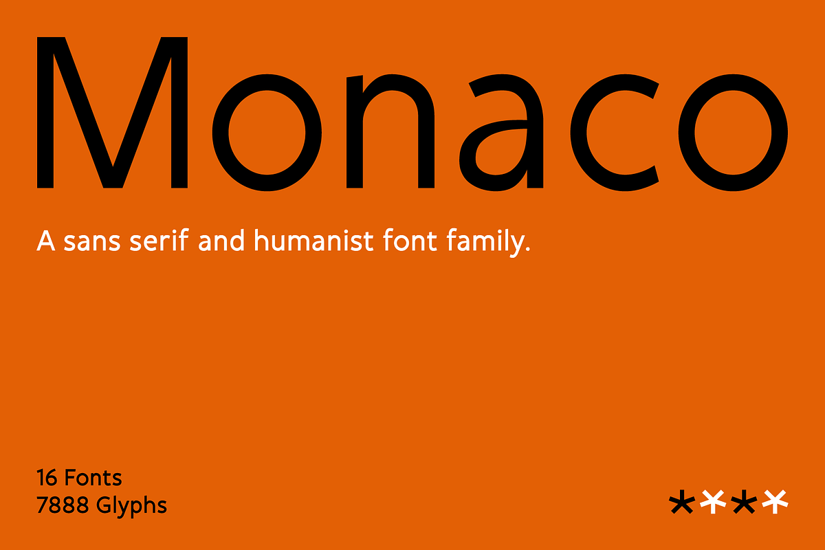 SK Monaco, a Sans Serif Font by Salih Kizilkaya (Photo 1 of 15)
