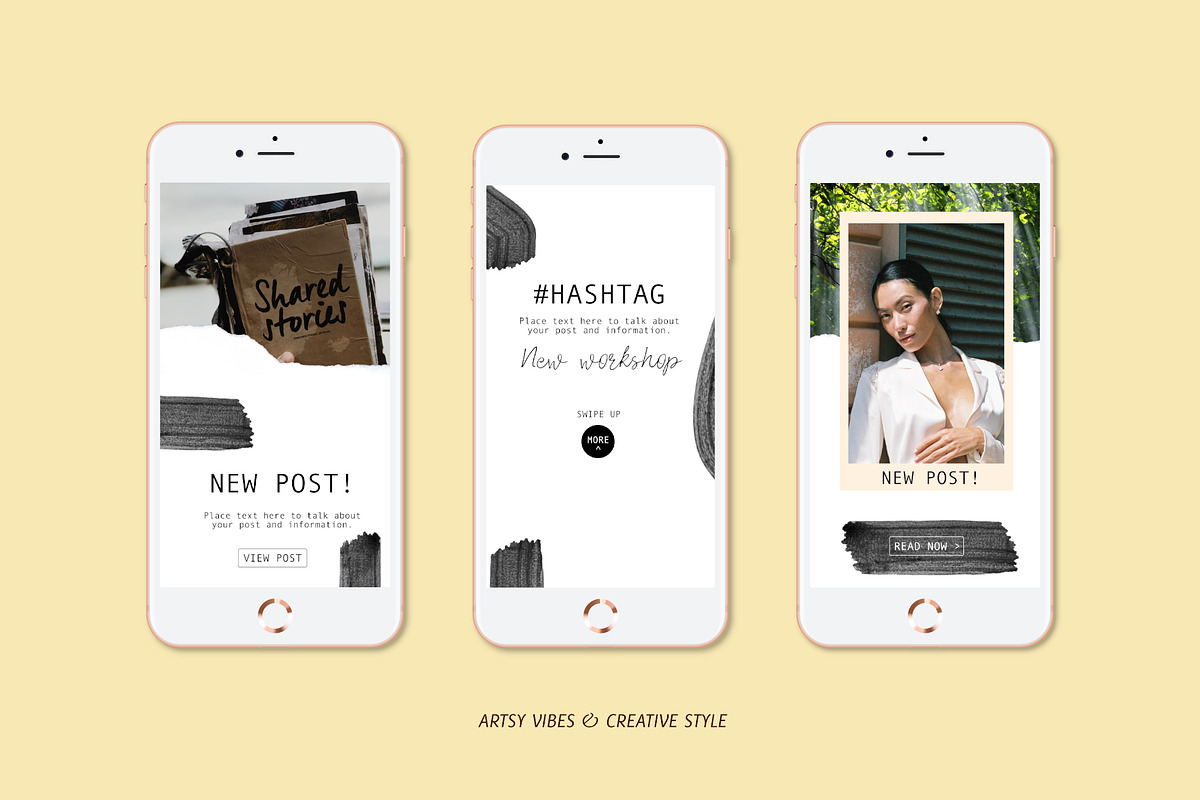 Editable Instastories Template, a Social Media Template by Bella+Sophia Creative (Photo 2 of 6)