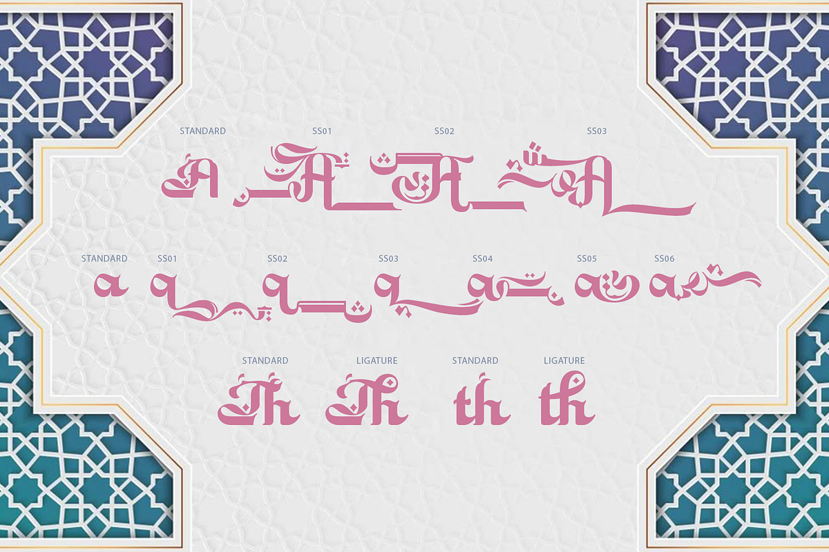 Khairullah - Arabic Font, a Symbol Font by madeDeduk (Photo 4 of 10)