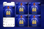 One-on-One Prophetic Encounter Churc, a Social Media Template by church flyer templates (Thumbnail 6 of 8)