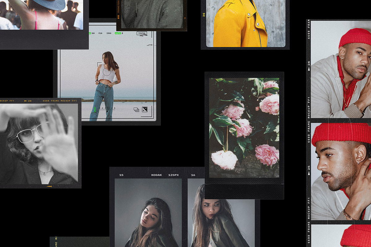 Film Frame Mockup Template Bundle, a Product Mockup by PrintPixel (Photo 124 of 134)