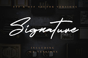 JV Signature SVG - Opentype SVG, a Script Font by Hustle Supply Co. (Thumbnail 8 of 16)