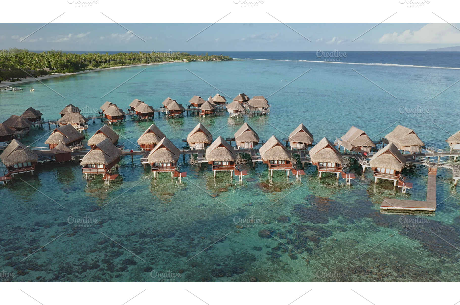 Luxurious overwater bungalows, an Architecture Photo by Goinyk