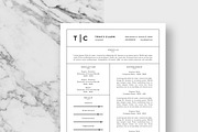 Clean & Simple Resume, a Resume Template by Glowing Pieces (Thumbnail 3 of 5)