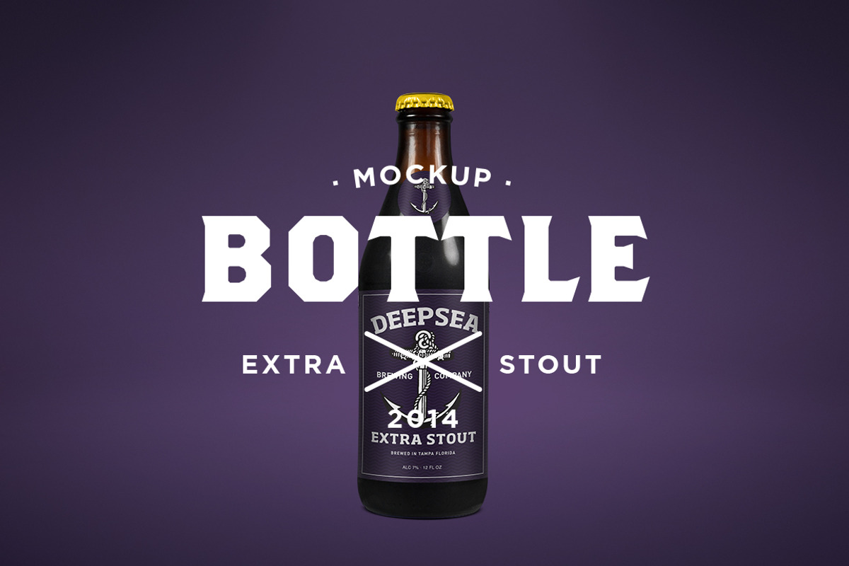 Extra Stout Mock-Up, a Product Mockup by Palm Street Creative (Photo 1 of 3)