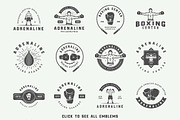 Vintage Boxing Bundle, a Branding & Logo Template by AkimD (Thumbnail 3 of 8)