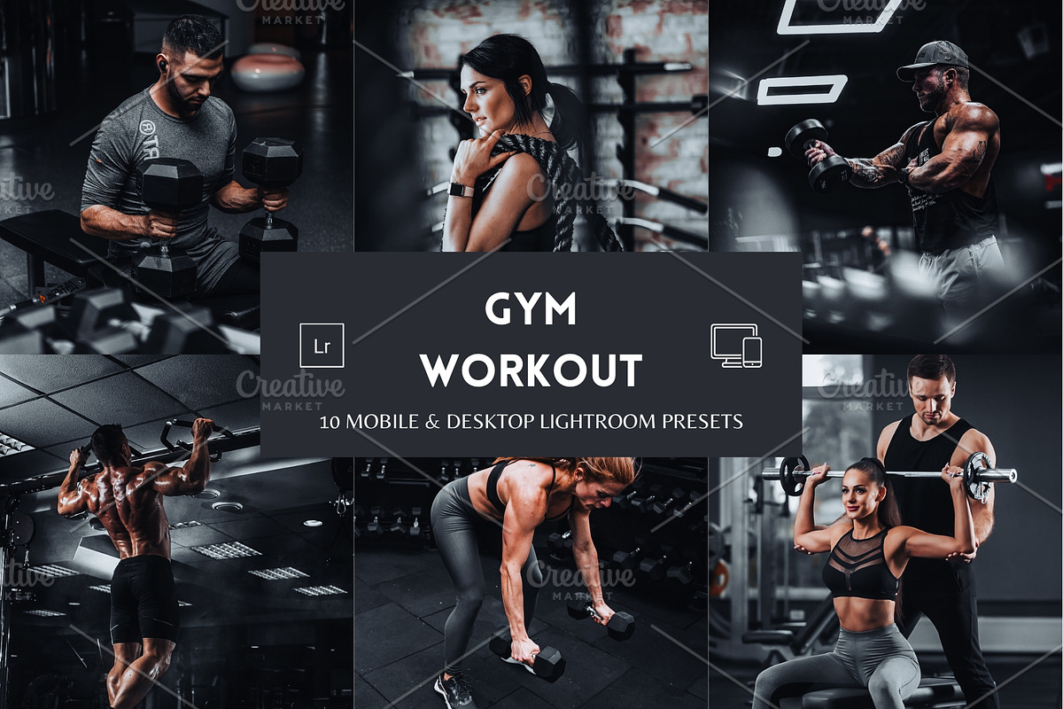 Gym & Fitness Lightroom Presets, a Preset Add-On by MEPRESETS (Photo 1 of 8)