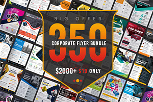 350 Corporate Flyer Pack, a Flyer Template by MightyDesign