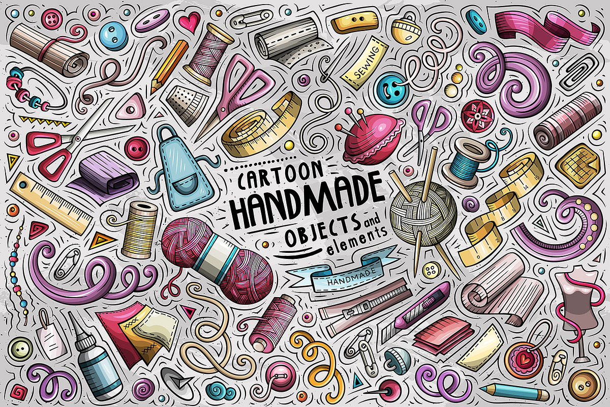 -80% Cartoon Doodle Clipart Bundle 1, a Decorative Illustration by BALABOLKA (Photo 12 of 18)