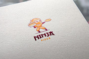 Ninja Pizza Mascot Logo, a Branding & Logo Template by tkzgraphic (Thumbnail 2 of 2)