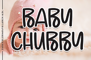 Baby Chubby | Script Font, a Script Font by Scratchones (Thumbnail 1 of 8)