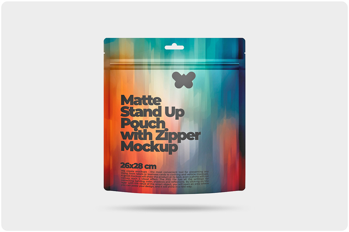 Matte Stand-Up Pouch Mockup, a Packaging Mockup by Reformer Mockup (Photo 2 of 5)