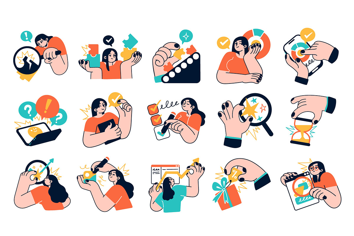 Business Concept illustrations, an Illustration by StonePic (Photo 3 of 3)