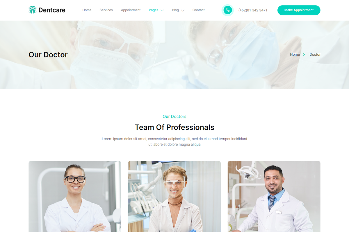 Dentist & Dental Clinic Elementor, a Landing Page Template by Elite Templates (Photo 4 of 8)
