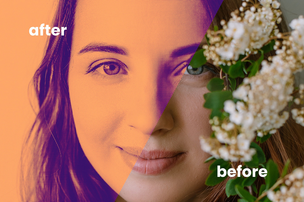 Halftone Photo Effect, a Layer Style Add-On by WudelMbois Studio (Photo 2 of 3)