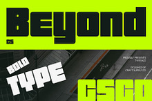 CS Beyond – Bold Font