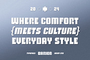 Barion – Bold Rounded Display Font, a Sans Serif Font by Drizy (Thumbnail 5 of 10)