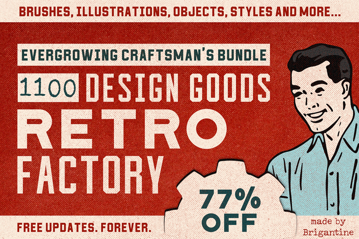 77% OFF Retro Factory Bundle