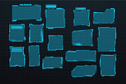 Sci-fi Futuristic element HUD Design, a Technology Illustration by ZinetroN (Thumbnail 7 of 9)