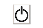 Vector illustration of power button, an Outline Icon by RODINA (Thumbnail 2 of 3)