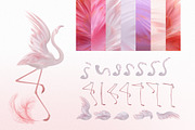 Flamingo - tropical constructor, a Decorative Illustration by Gluiki (Thumbnail 2 of 11)