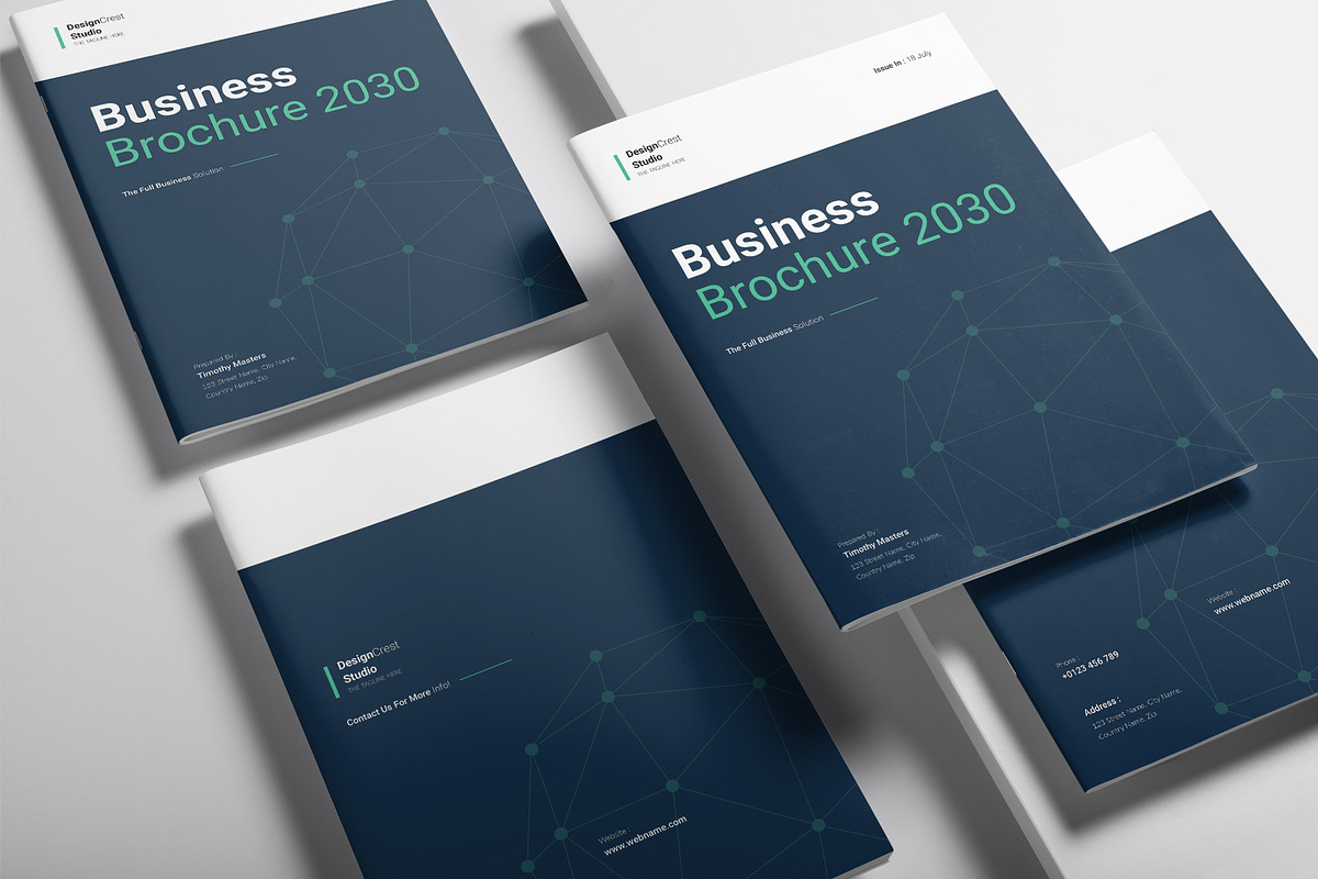 Business Brochure Template, a Brochure Template by DesignCrest (Photo 11 of 13)