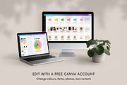 Feelings Wheel Instagram Canva, a Templates & Theme by Miri Campbell (Thumbnail 5 of 9)