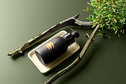 Dark Plastic Cosmetic Mockup Bundle, a Cups & Container Mockup by pmvch (Thumbnail 85 of 111)