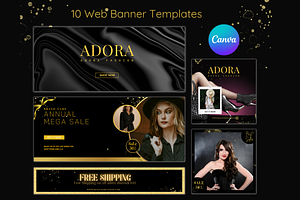 DIY Website Shopify Banner Tempates