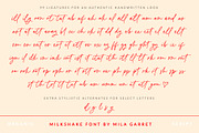 Milkshake Modern Handwritten Script, a Script Font by Mila Garret (Thumbnail 11 of 12)