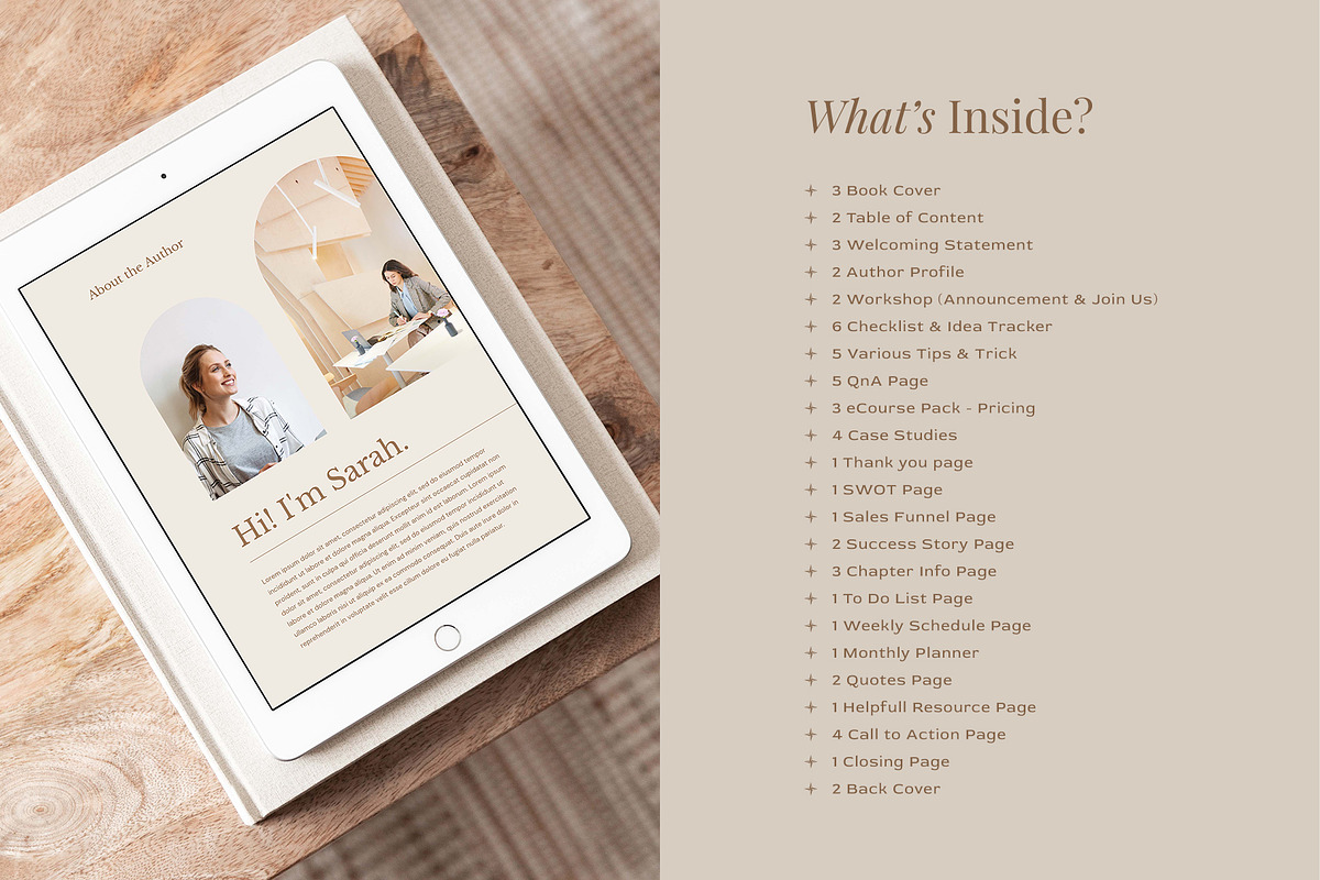 Columba - Workbook Creator Template, a Magazine Template by Visuel Colonie® (Photo 2 of 12)
