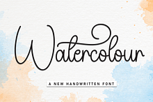 Watercolour | Script Font