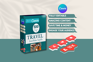 Travel Posts- Canva Templates