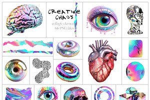 3D Creative Chaos Graphic Set