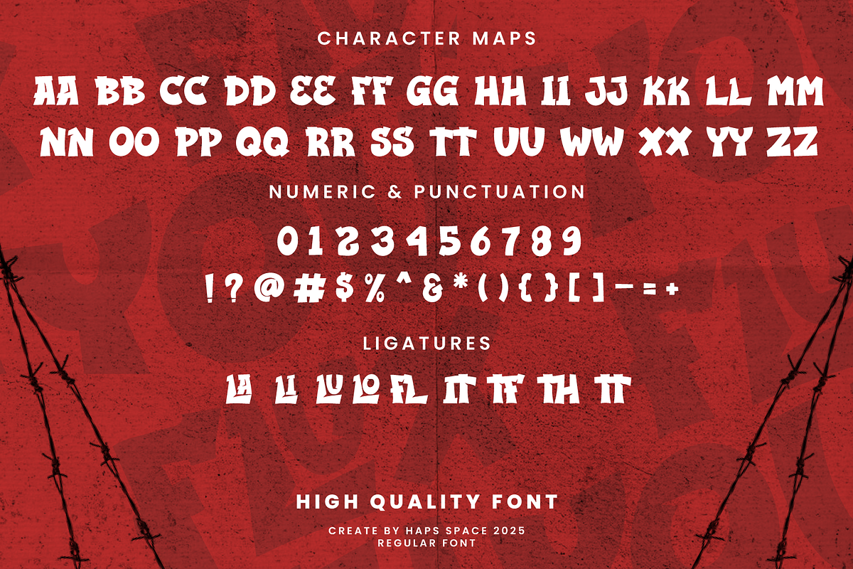 Flux Youth Playful Graffiti, a Serif Font by Haps Space (Photo 10 of 10)