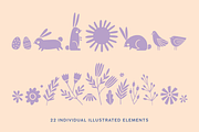 Easter Illustration Vector Pack, an Illustration by Soph Rowe (Thumbnail 2 of 6)