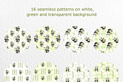 Cute pandas watercolor clipart set, an Animal Illustration by susie-p-art (Thumbnail 12 of 14)