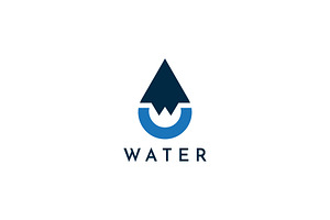 Water Drop Logo, Water Logo, a Branding & Logo Template by Your Choice Art
