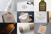 10 Logo/Badge Mock-Ups Vol.5, a Product Mockup by GraphicBurger (Thumbnail 2 of 5)
