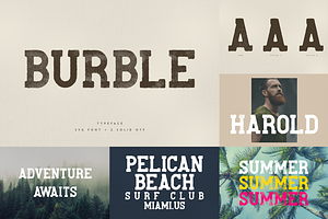 SALE! Rough & Color Font Collection