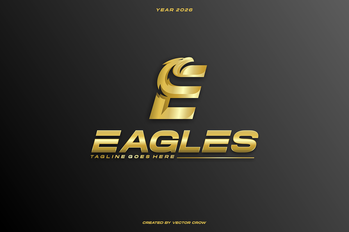 Eagle Letter E Logo Bundle, a Branding & Logo Template by VectorCrow (Photo 7 of 16)
