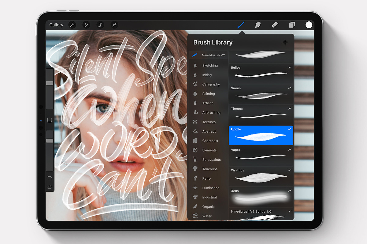 SALE Nine6brush v2 Procreate, a Brush Add-On by D&K Project (Photo 2 of 8)