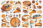 Collection of sweet baked goods, a Food Illustration by Giordano Aita Graphics (Thumbnail 2 of 3)