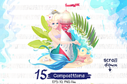 vector SET Sea dream, an Animal Illustration by WINDmade (Thumbnail 8 of 10)